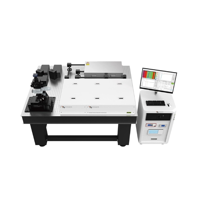   Sistema de espectroscopia de absorci&oacute;n transitoria ultrarr&aacute;pida TA-PRO