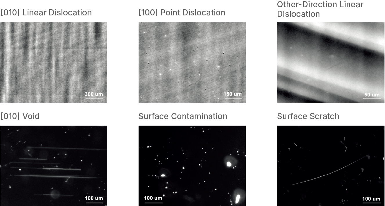 Atlas Pengenalan Kecacatan SN-9000 untuk Substrat Gallium Oxide